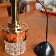 Suspension Raak gold orange 1970s pop