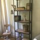 Industrial wood and iron shelf