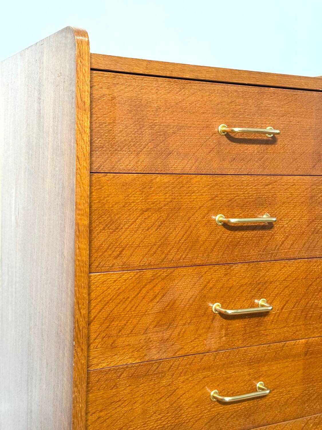 Vintage chiffonier with compass feet -