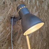 Vintage brushed aluminum wall light