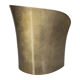 Gold Metallic Moon Armchair by Tokujin Yoshika for Moroso