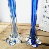 Vases bleus