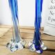 Blue soliflores vases