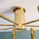 Brass ceiling light, Cosack Leuchten, 1970s