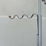 Postmodern German grey metal coat rack by Markus Börgens for D-Tec, 1980s.