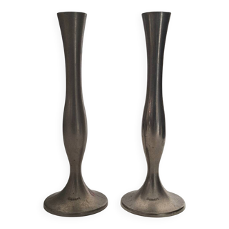Metal candle holder