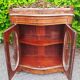 Napoleon III period display cabinet in rosewood.
