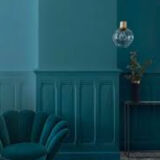 Parisian wardrobe glazed blue Peacock 1940