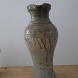 Vase pichet en grès gris-vert