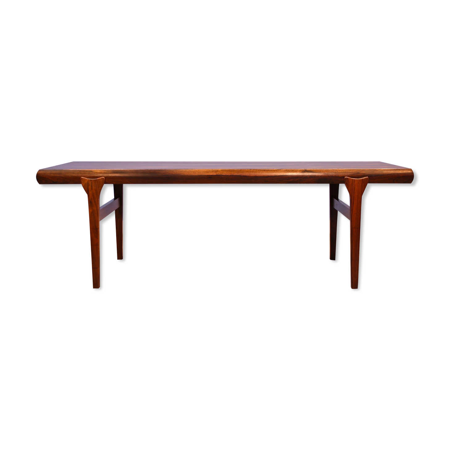 Danish coffee table in rosewood by Johannes Andersen for Uldum Møbelfabrik, 1960s