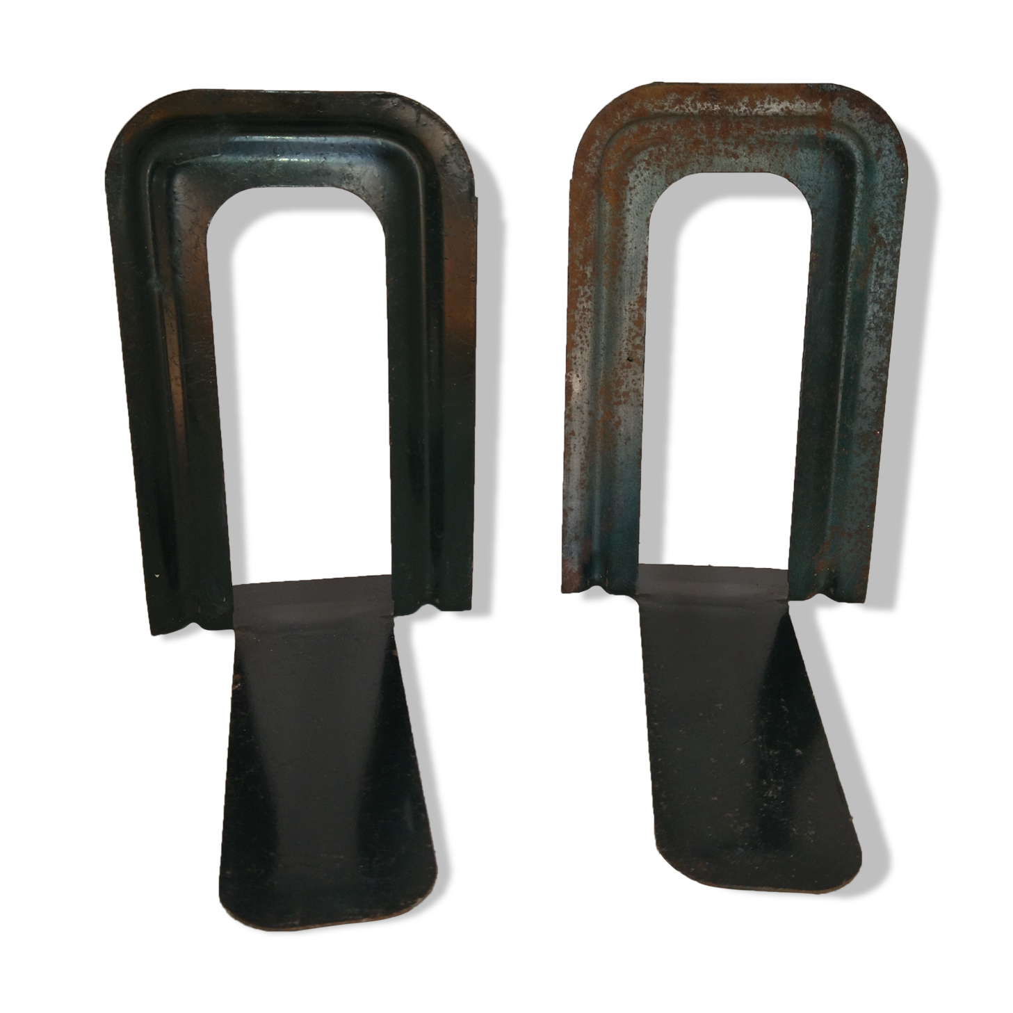 Pair of bookends 50 years fat ravel Clamart 50's bookends