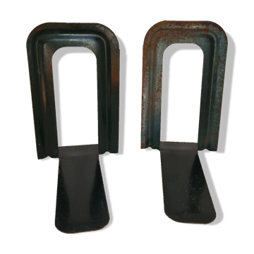 Paire de serre-livres années 50 gras ravel Clamart 50's bookends