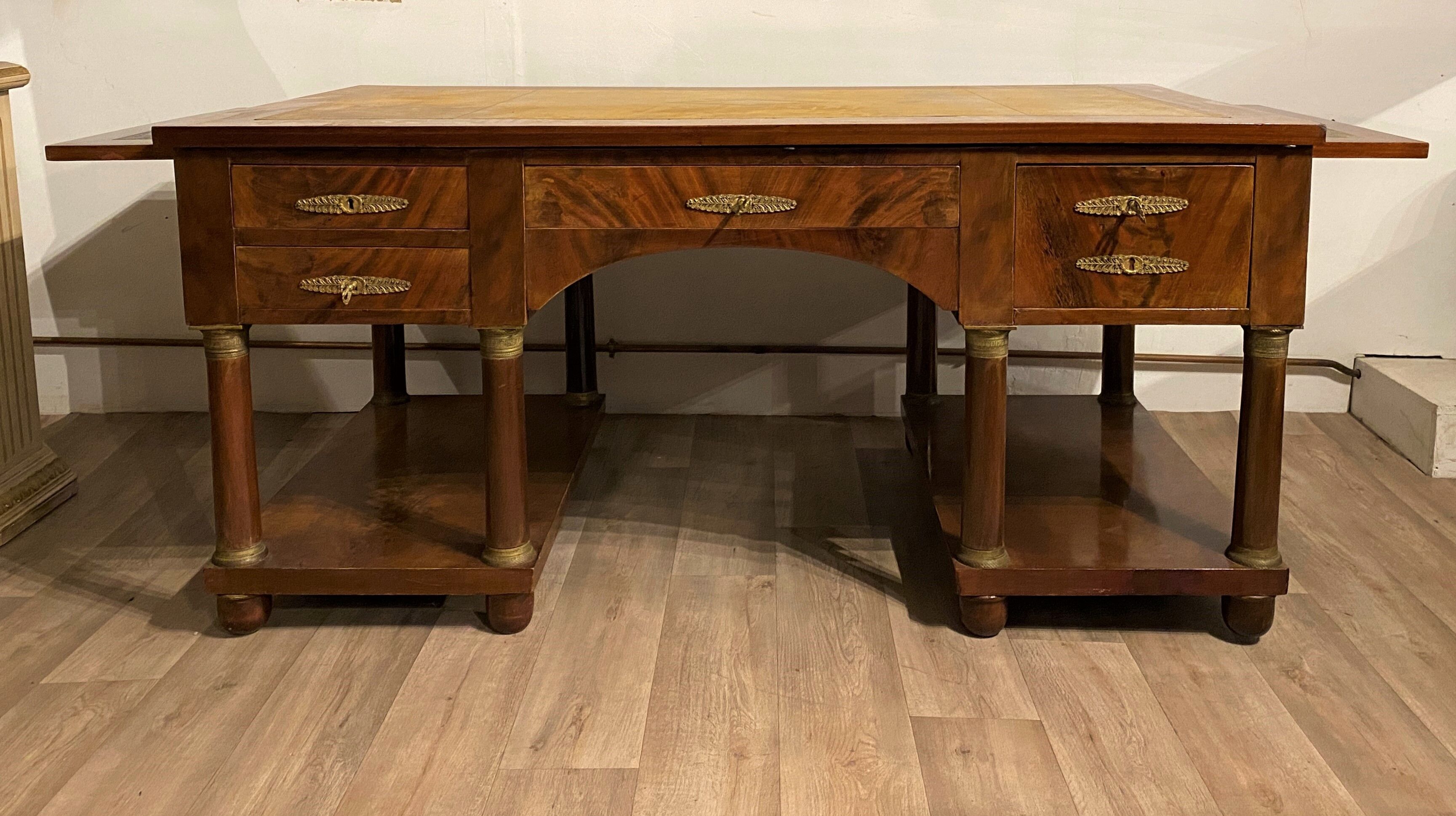 Empire style minister's desk
