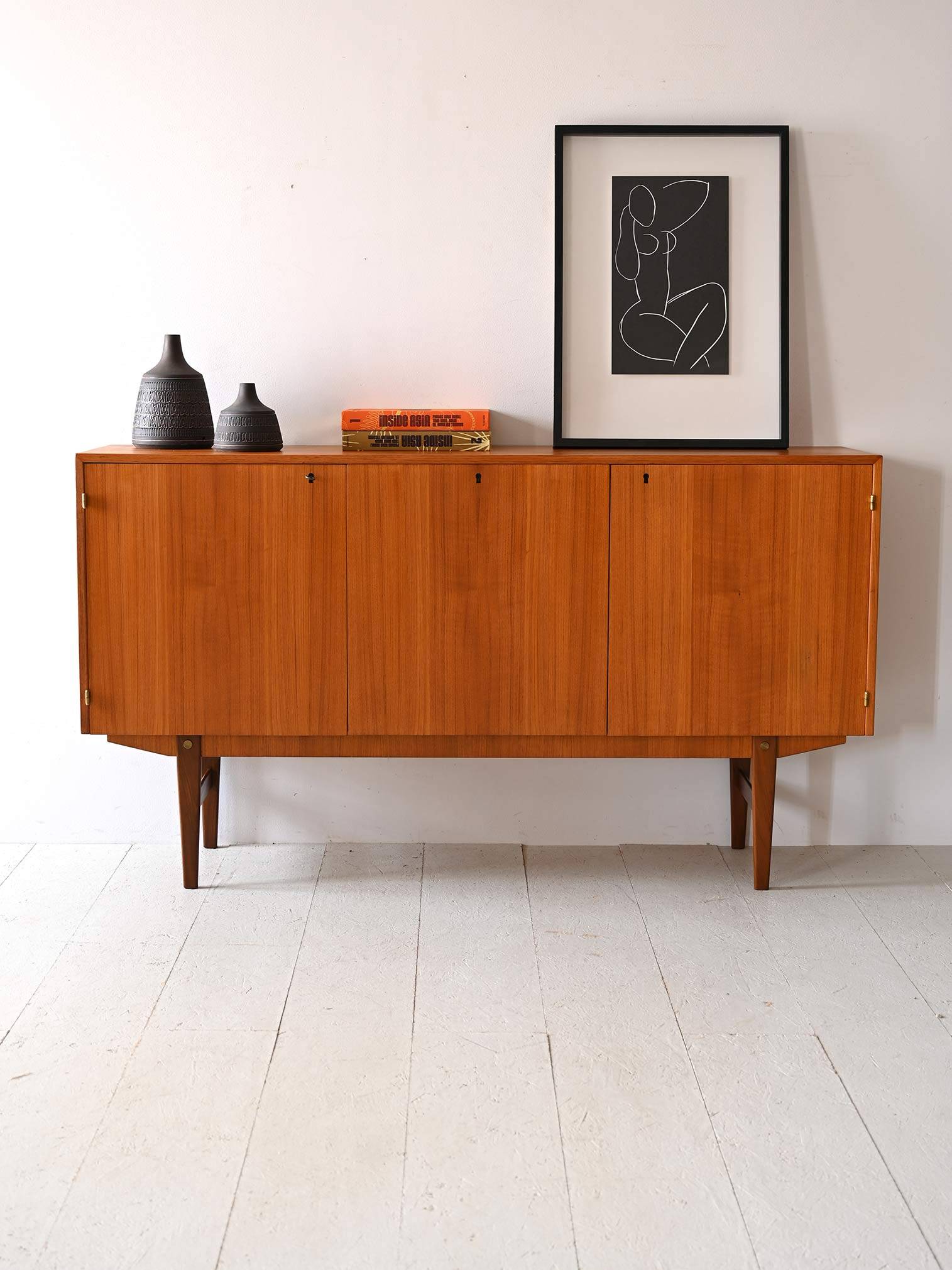 Buffet scandinave à 3 portes, Suède 1960