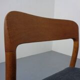 Model 75 Chair in Oak by Niels Otto Møller for J.L. Møllers, 1960s