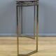 Smoked glass hexagonal console – 1970