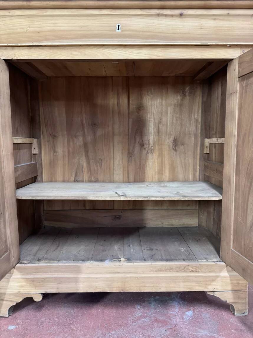 Parisian buffet in cherry wood - Early 20th century - Sandblasted