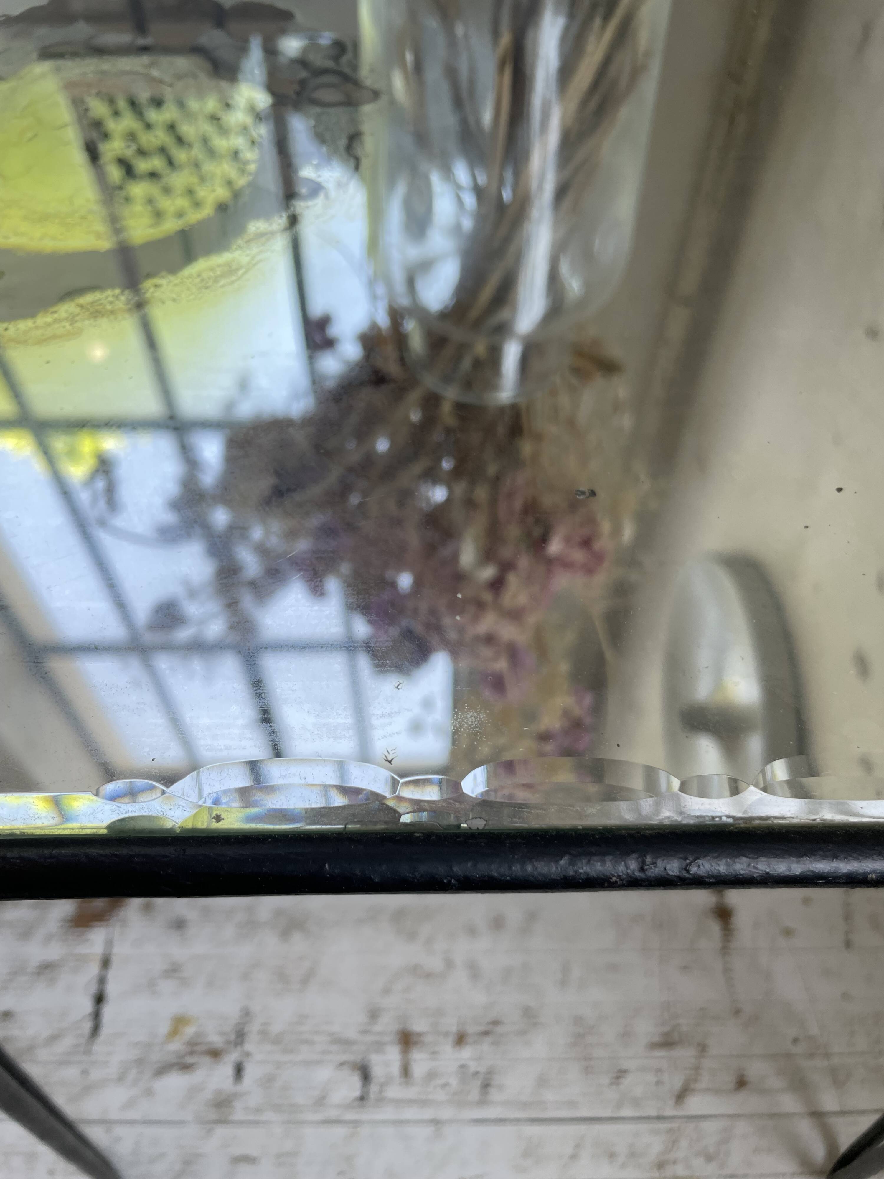 Mirrored coffee table from the 60s