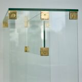 Console glass and bronze, France, 60 years