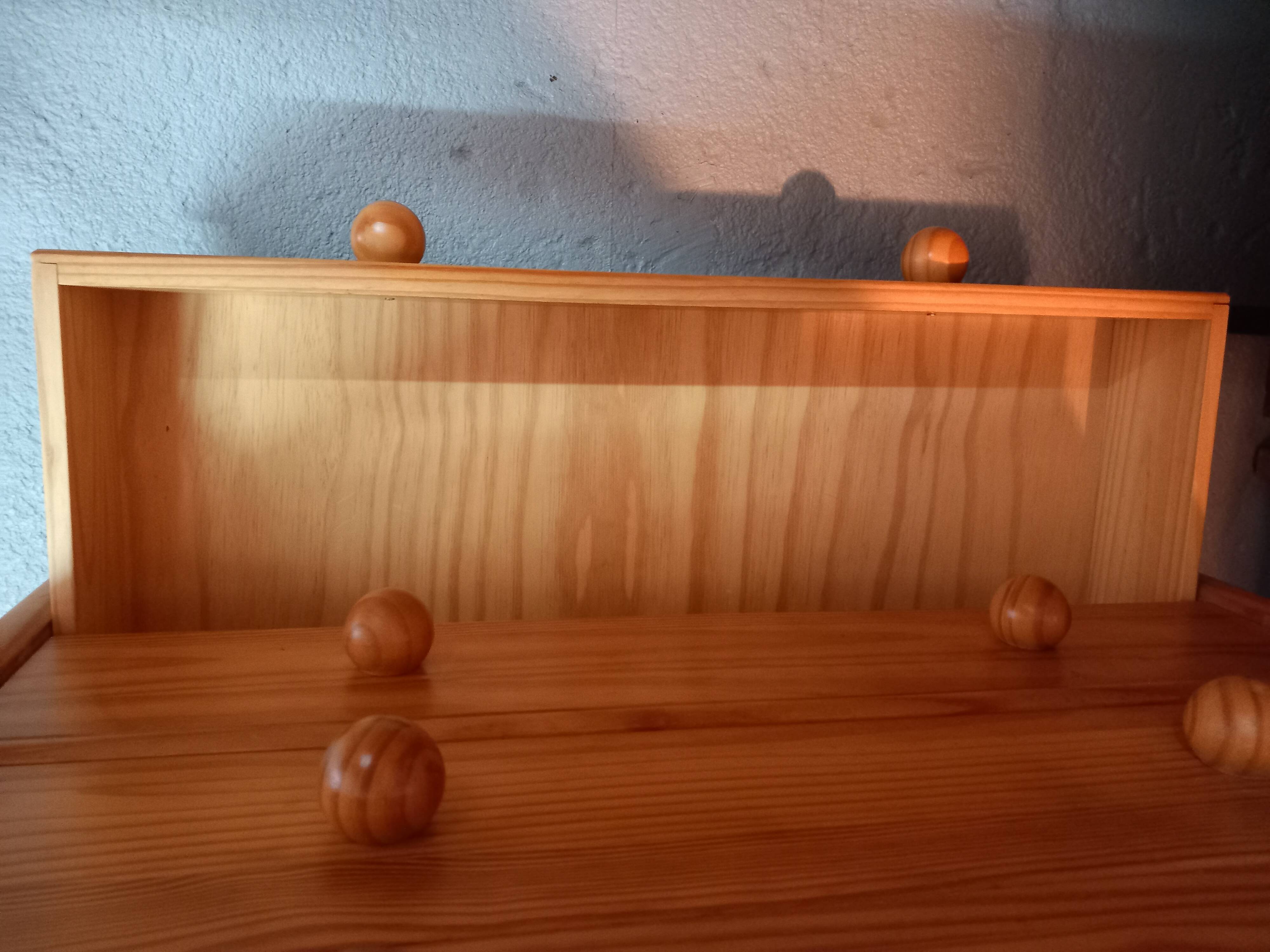 Commode en pin vintage des années 70