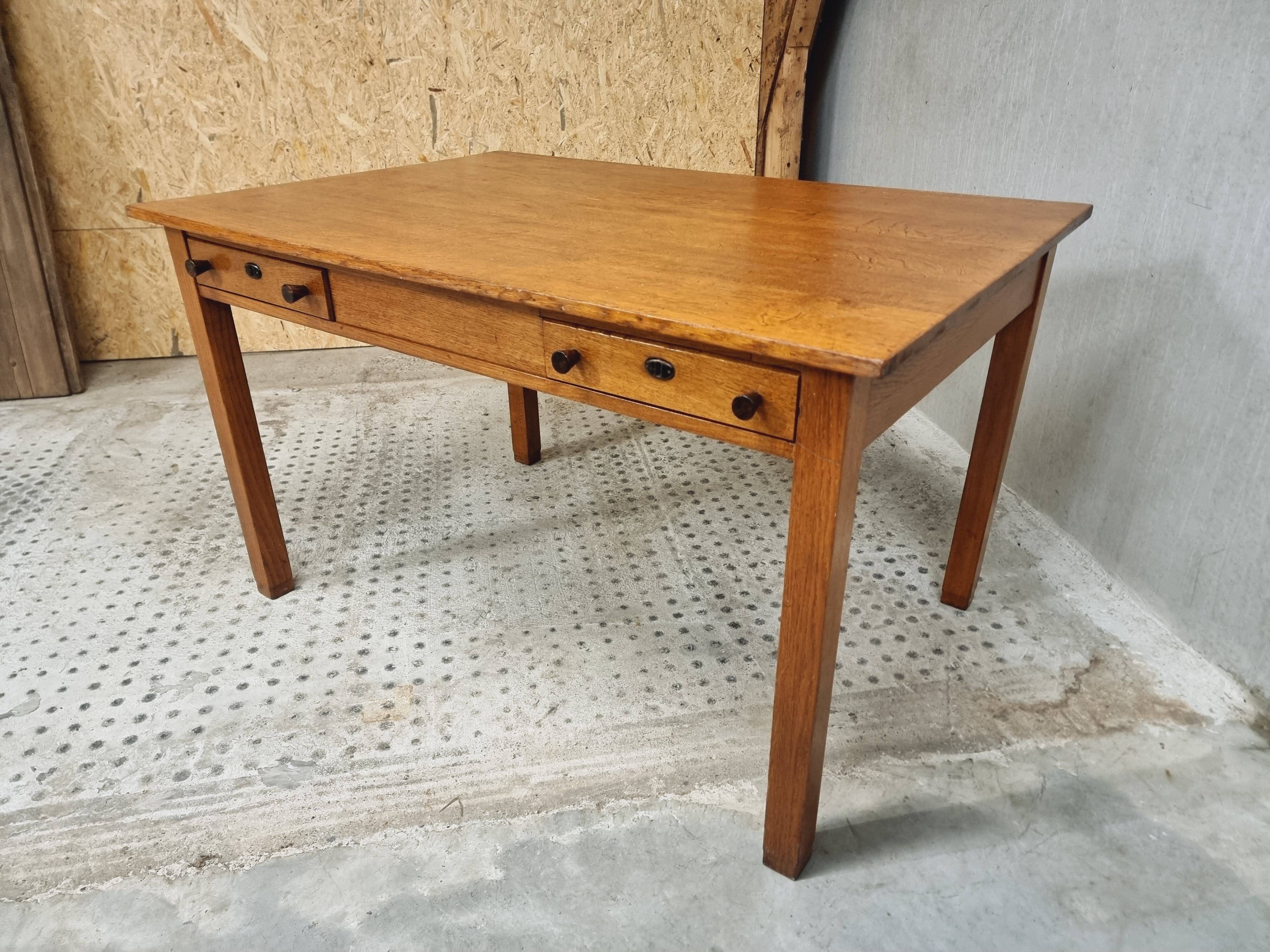 Antique table dining table Hague School oak