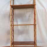 Rattan shelf
