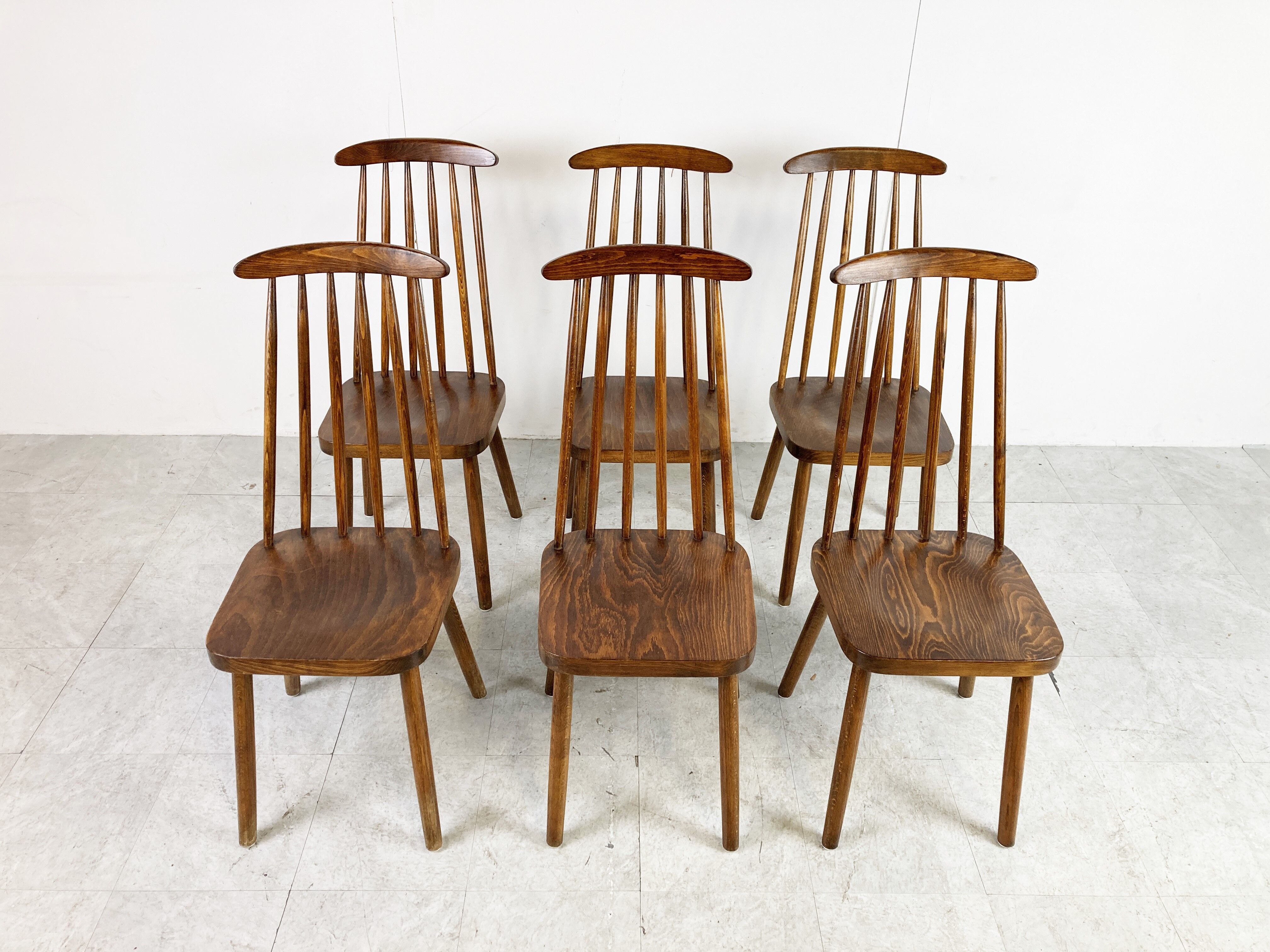 Mid century scandinavian dining chairs, 1960s