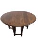 Table vintage en bois (pliante) / table à abattants / console