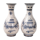 Paire de vases vintage Maioliche Deruta