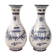 Paire de vases vintage Maioliche Deruta