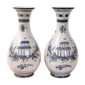 Pair of vintage Vases Maioliche Deruta