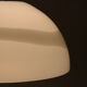1970s glass hanging lamp by Leucos, Italy