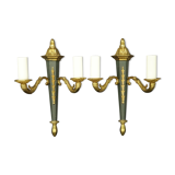 Paire d'appliques style Restauration