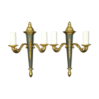 Pair of wall lights restoration style