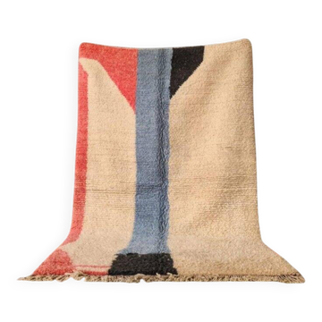 Tapis beni mrirt fait main taille 150 x 250 cm