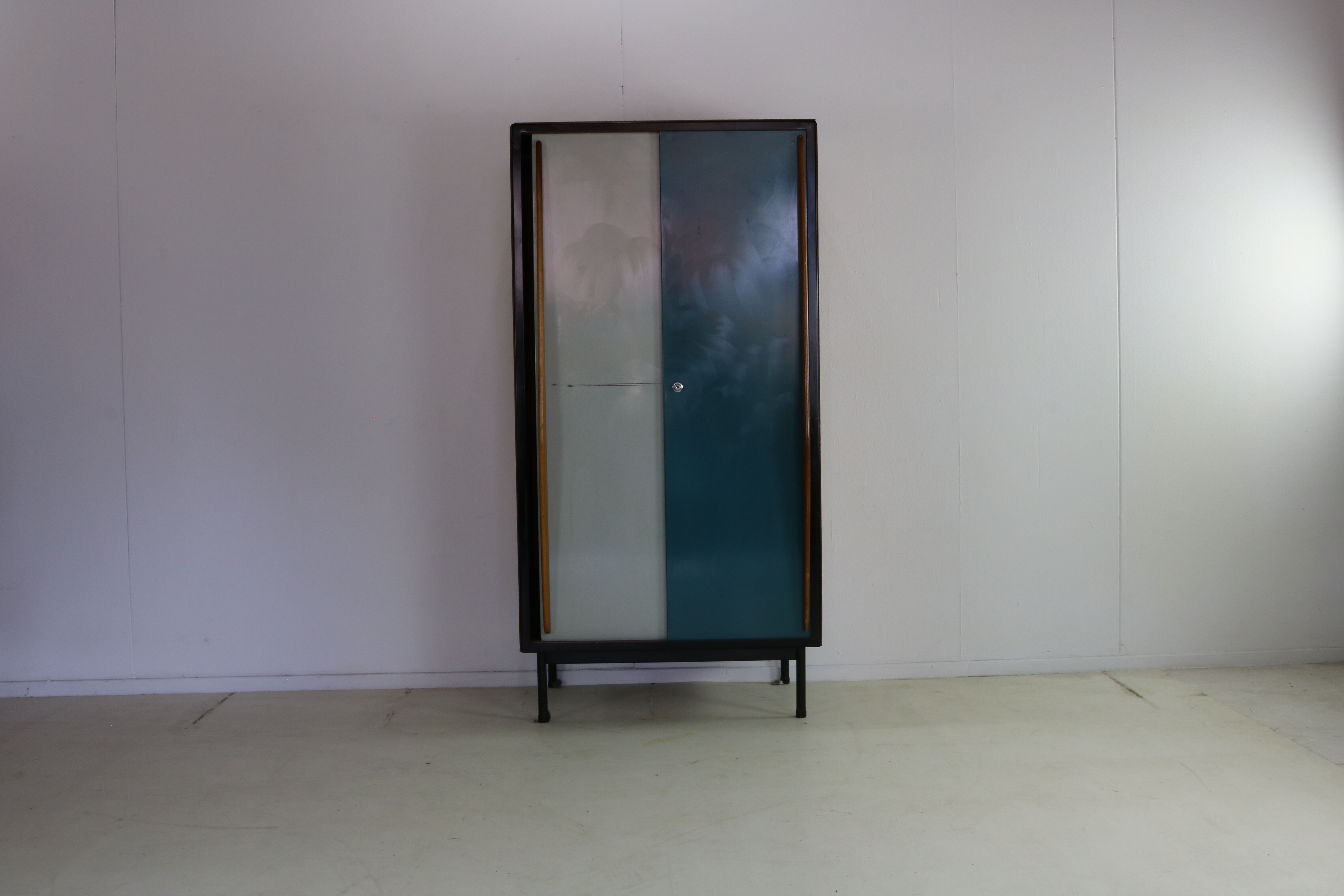 Wardrobe cabinet designed by Willy van der Meeren for Tubax Belgium