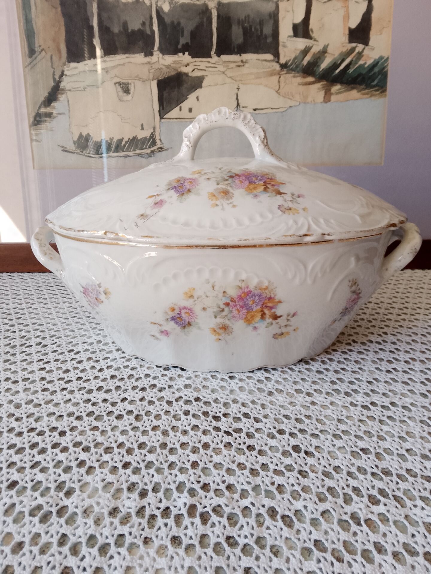 Antique soup tureen