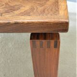 Scandinavian coffee table in Rio rosewood stamped Trioh