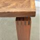 Scandinavian coffee table in Rio rosewood stamped Trioh