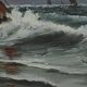 Tableau "Fishing Memory" signed L. Henry – late 19th century