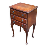 English Chippendale wooden bedside table