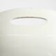 White stool by Winfried Staeb from the 1970s for the Form + Life Collection