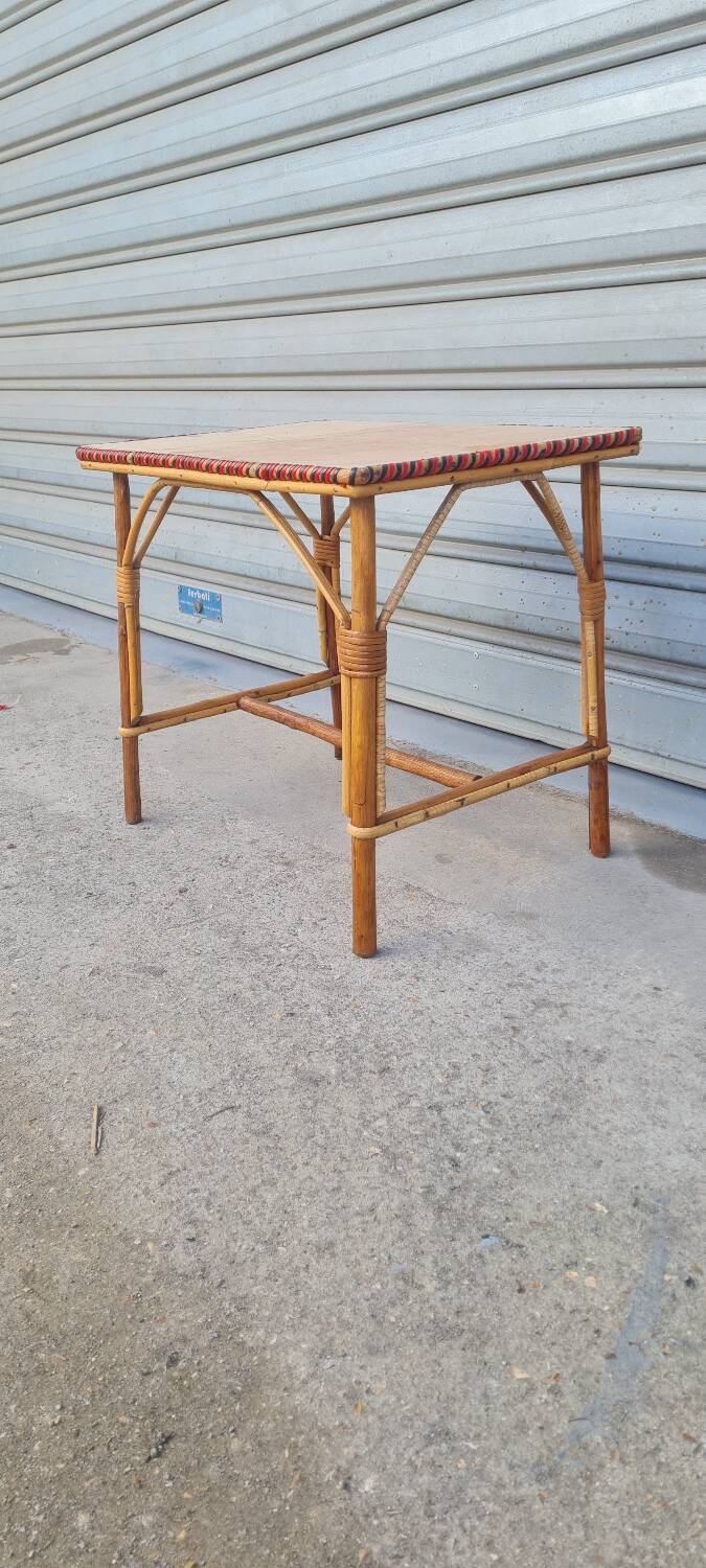 Rattan side table 1960