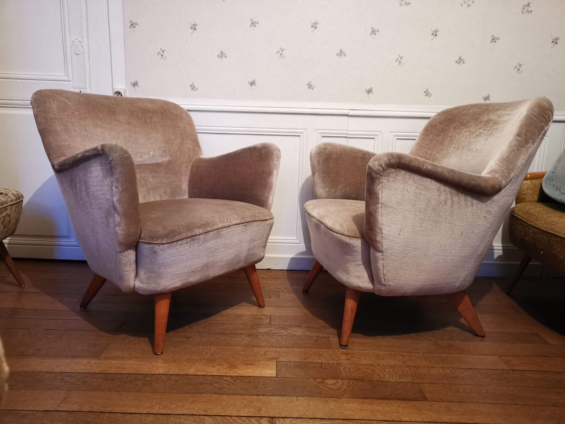 Pair of armchairs from the 50s/60s