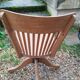 Old wooden desk chair