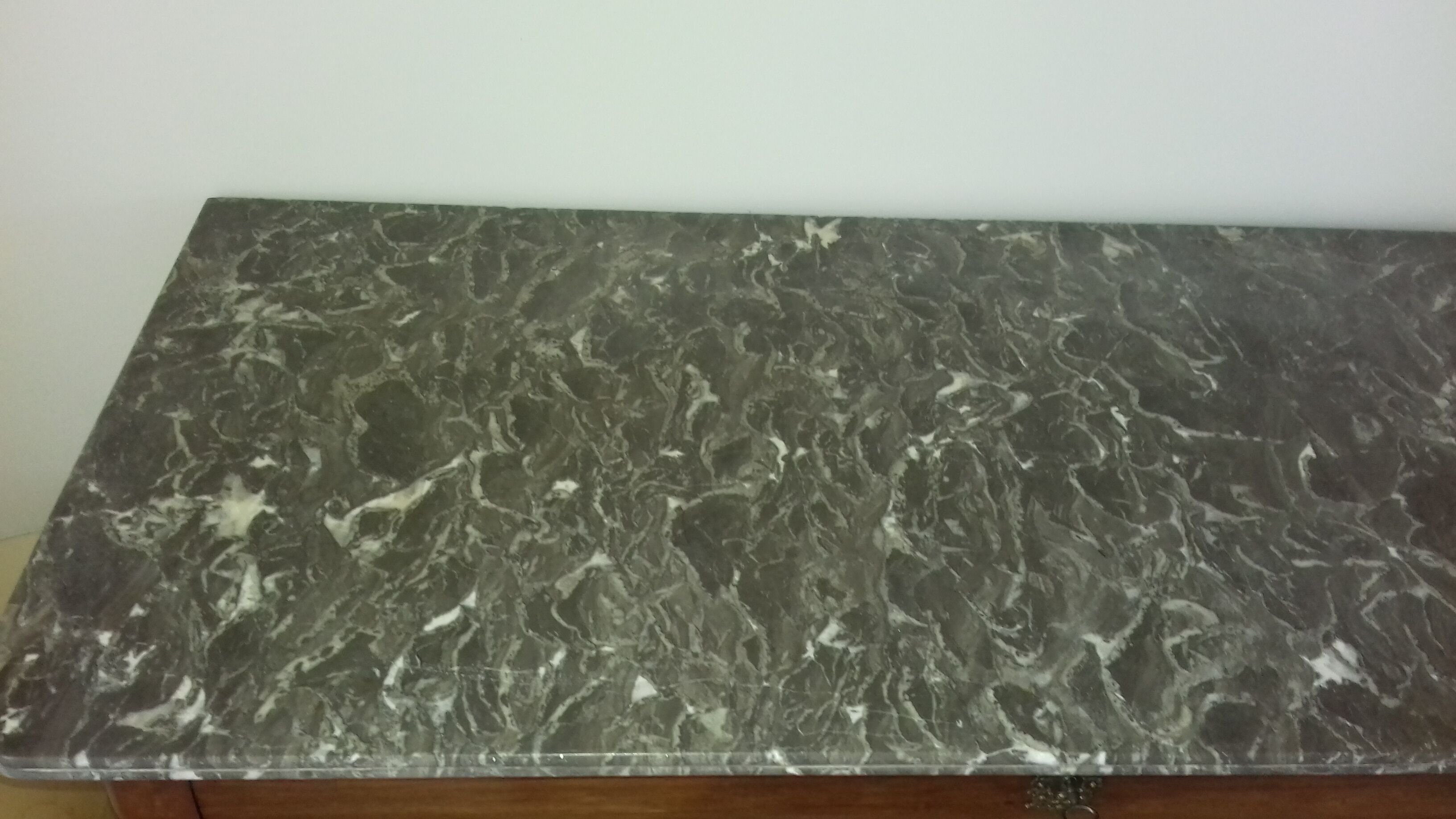 Convenient Louis Philippe plateau with marble