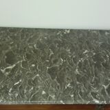 Convenient Louis Philippe plateau with marble