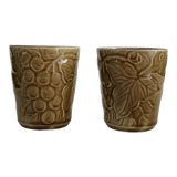 2 sarreguemines cups