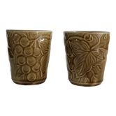 2 sarreguemines cups