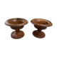 2 pots Médicis en fonte